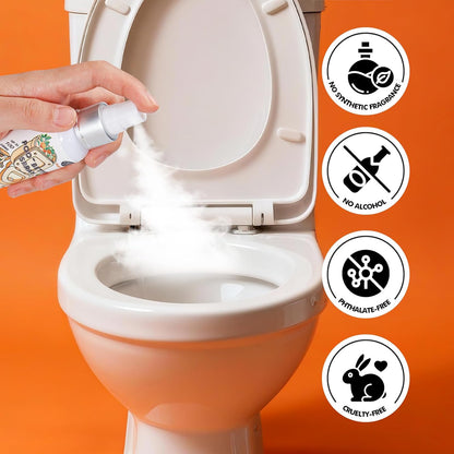 Clean-n-Fresh Toilet Spray, Variety Pack of 3 - Citrus/Lavender/Hibiscus, Bathroom & Toilet Odor Elimination, Travel Size 1.7 Fl Oz Each, Total 5.1 Fl Oz