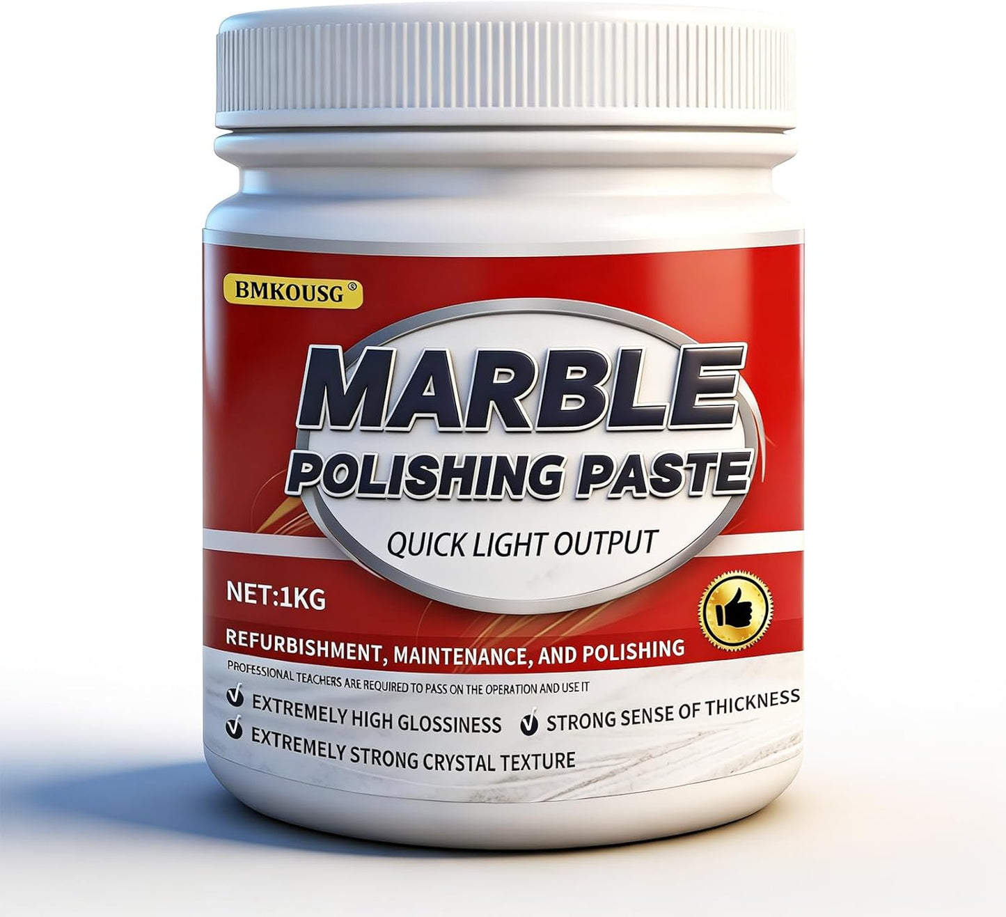 Granite Polishing Paste, Marble Cleaner Countertop, Quartz Polish, Granite Polishing Kit | Marble Cleaner and Polish - Enhances Shine & Maintenance, Safe for Stone Surfaces, 2.2LB (2 - PCS)