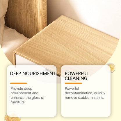 Beeswax Spray, Beeswax Wood Polish, Natural Bees wax Care Spray & Restorer, Natural Micro-Molecularized Bees wax Spra for Living Rooms,Kitchens,Wood Furniture Floors - 120ML (1)