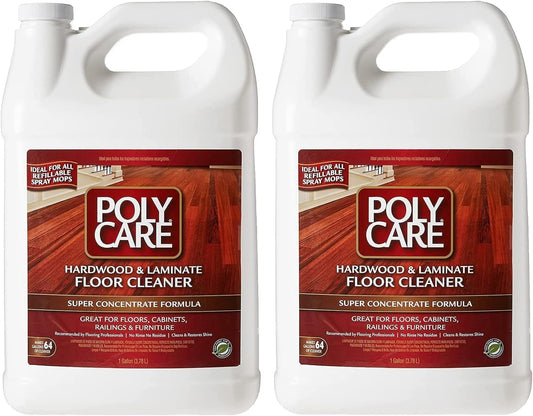 Hardwood Floor Cleaner Super Concentrate - 128 Fl Oz - Fresh- Dilute Concentrate with Water for Spray Mops and Spray Bottles - Residue-Free Floor Cleaning Solution