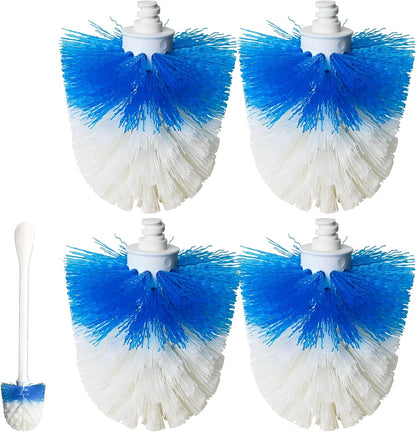 Toilet Brush Refills for OXO Toilet Brush Only, 2 Pack Toilet Brush Replacement Head, Blue & White, Nylon & Plastic Material Bristles
