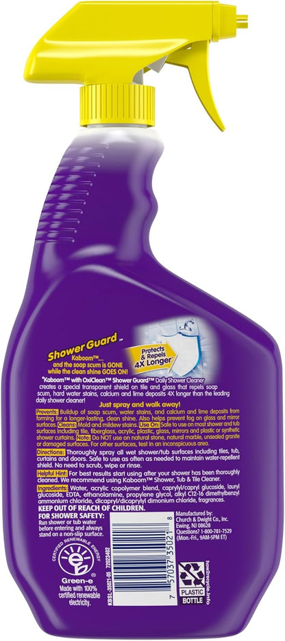 OxiClean Shower Guard Daily Shower Cleaner, 30 oz., Protects & Repels Stains