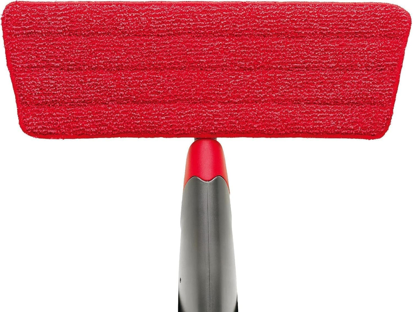 Rubbermaid Reveal Spray Mop Replacement Head, Red, Reusable Wet Mop Microfiber Pad for Floor Cleaning in Kitchen/Bathroom/Kitchen/School