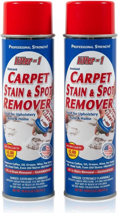 Carpet Spot Remover, Stain and Red wine Remover and Spot Treatment for Oil, Grease, Urine, Cleaning Performance for Rugs, Upholstery, Fabrics Pack of 1