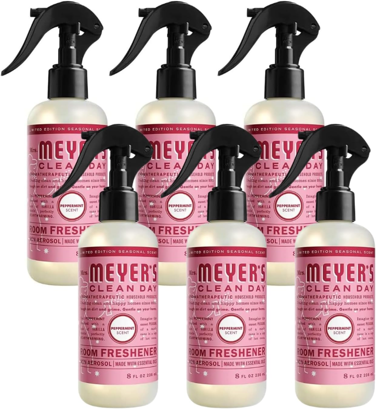 MRS. MEYER'S CLEAN DAY Room Spray, Lemon Verbena Scent, 8 Fl Oz Bottle