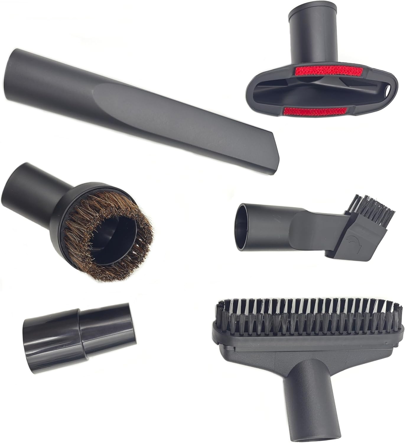 32mm (1-1/4 inch) &35mm (1-3/8 inch) Vacuum Attachments-Vacuum Cleaner Accessories Brush Kit Fits Vacuum Cleaner (6pcs)