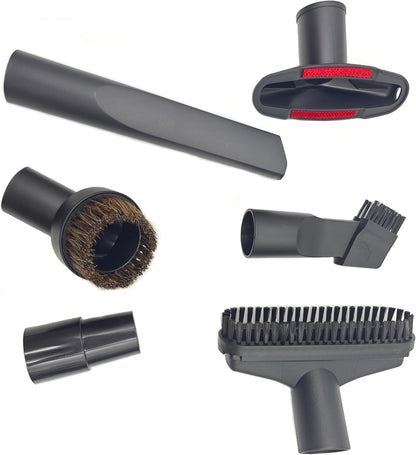 32mm (1-1/4 inch) &35mm (1-3/8 inch) Vacuum Attachments-Vacuum Cleaner Accessories Brush Kit Fits Vacuum Cleaner (6pcs)