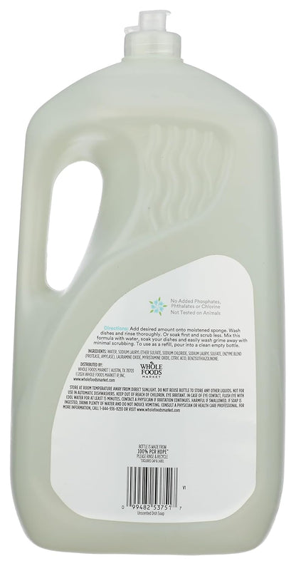 365 by Whole Foods Market Unscented Dish Soap Refill, 90 FZ