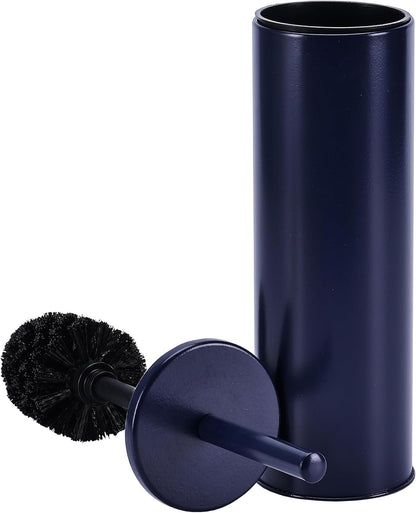 Deep & Sturdy Toilet Bowl Brush with Holder - Durable Scrubbing - Toilet Cleaners - Household Essentials - Bathroom Cleaner - Cleaning Supplies - Household Supplies, Painted Satin Gold