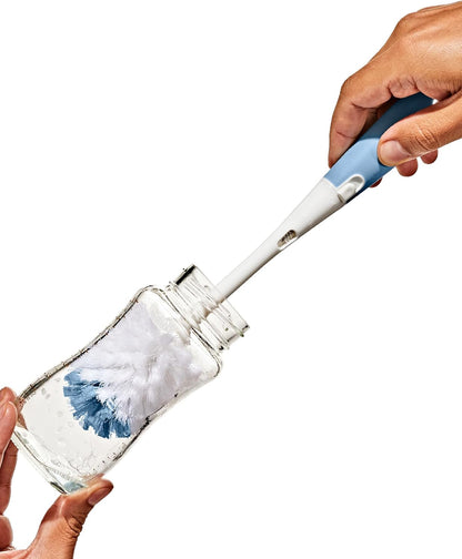OXO Tot Bottle Brush with Nipple Cleaner, Gray