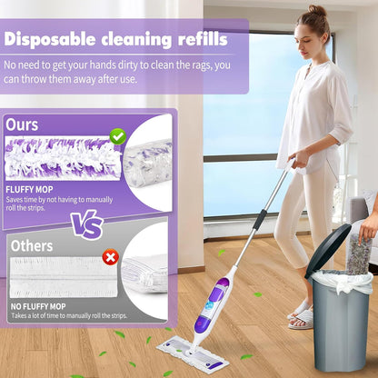 60PCS Disposable Mopping Pads Refills for Swiffer PowerMop,Replacement with Swiffer Power Mop Refills for Swiffer Power Mop Pads Multi-Surface for Floor Cleaning