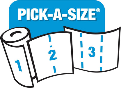 Sparkle Pick-A-Size Paper Towels, 6 Double Rolls (660 Sheets Total) - Strong 2-Ply Towels for Kitchen Cleanup and Everyday Messes
