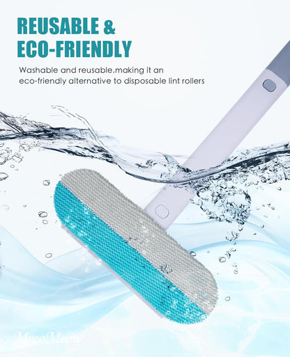 Pet Hair Removal Brush for Couch, Durable, Reusable, Washable Lint Cleaner for Dog and Cat Hair, Gentle on Furniture, Effective on Carpets, Clothing, Bedding-Basic