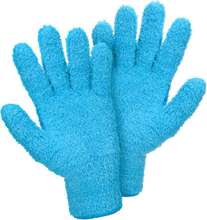 Abeillo Microfiber Gloves for Plants Dusting Cleaning, Reusable Washable Cleaning Gloves Mittens House Cars Blinds Dusting