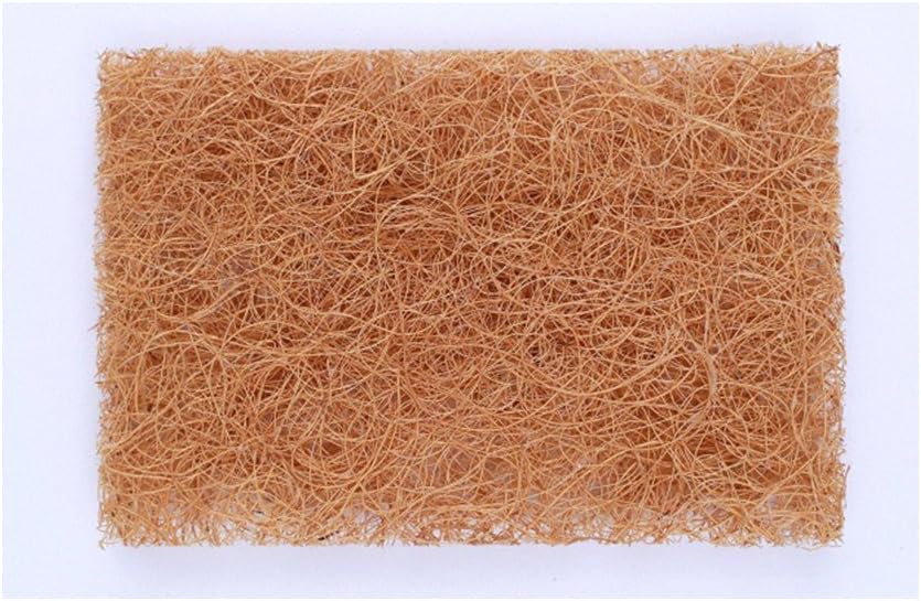 Safix Natural Non-Scratch Multi-Purpose Coconut Scrub-Pad, 4-Count. (7 x 10)