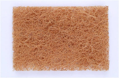 Safix Natural Non-Scratch Multi-Purpose Coconut Scrub-Pad, 4-Count. (7 x 10)