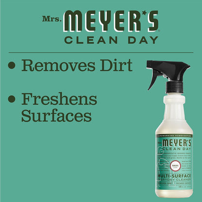 Mrs. MEYER'S Kitchen Set, Dish Soap, Hand Soap, and Multi-Surface Cleaner, 3 CT (Snowdrop)
