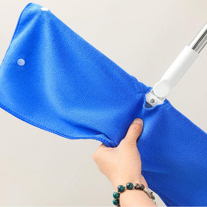 2 Pack Squeegee Broom to Baseboard Cleaner Tool Adapter Converter Floor Squeegee Cover Wrap Mop Sweeping Cloth for Magic Broom 17'' 23'' Rubber Garage Shower Floor Squeegees Broom Scrubber