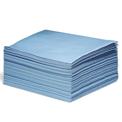 PIG PR70 Maintenance Wipes by - Heavy-Duty - 12" x 13" - 1,000 Wipers (20 Packs of 50) - WIP303, White
