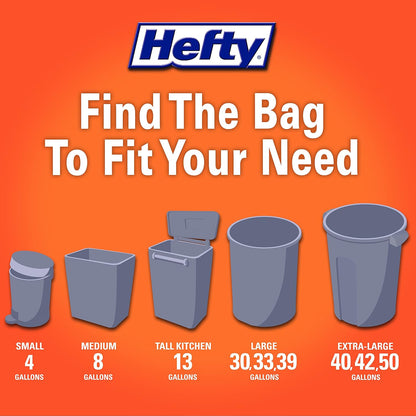 Hefty Small Trash Bags, Fabuloso Scent, 4 Gallon, 52 Count