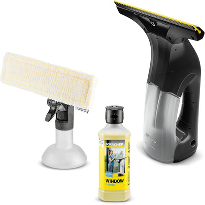 Kärcher WV 1 Electric Window Vacuum Squeegee 10" - Perfect for Showers, Mirrors, Glass, and Countertops - Electric Squeegee