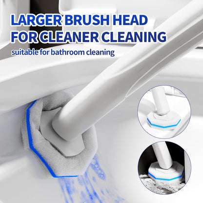Disposable Toilet Bowl Brush with 36 Toilet Wand Refills Pads Replacement Heads, Toilet Cleaning Stick,Toilet Bowl Cleaner Wands Holder and Set, Toilet Cleaning System Starter Kit