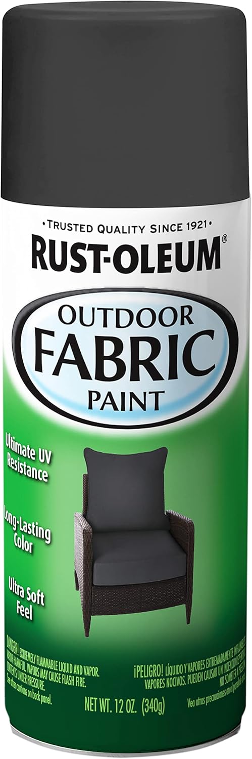 Rust-Oleum 358832 Outdoor Fabric Spray Paint, 12 oz, Navy