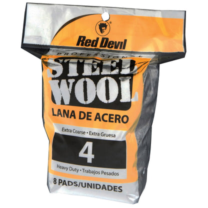 Red Devil 0310 Steel Wool, 0000 (Pack of 16)