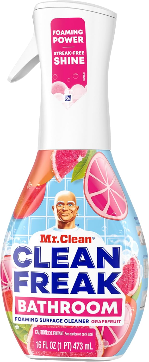 Mr. Clean Clean Freak Multi Surface Cleaning Spray, Deep Cleaning Mist Starter Kit and Refill Bundle, Unstopables Fresh Scent, 64 fl oz