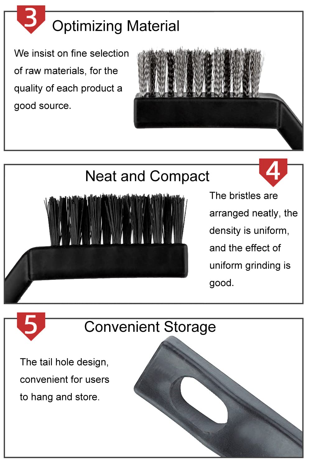 SUJAYU Brass Wire Brush Rust Remover, Small Wire Brush for Cleaning, Paint Stripper for Metal, Wood, Rustoleum Fabric Spray Paint (Brass, 12.00)
