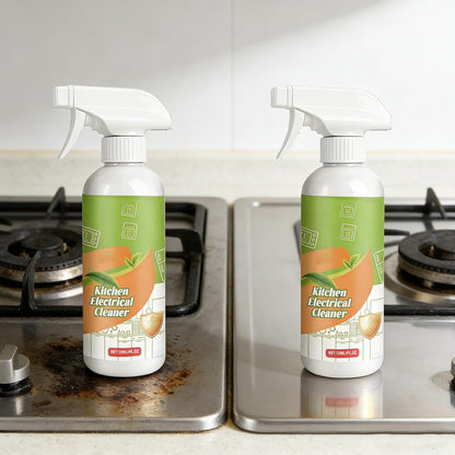 2PCS Electrolyzed Ion Kitchen Cleaner Spray - Multi-Purpose Household Cleaner for Oven, Stove, Range Hood & Appliances, Degreaser for Kitchen Surfaces (120ML)