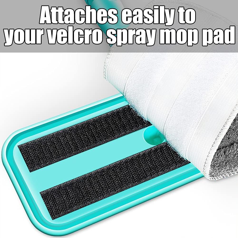 6 Pack Microfiber Spray Mop Replacement Heads for Wet Dry Mops, Premium Floor Cleaning Pads, Reusable Replacement Refills Compatible with Bona Floor Care System - Dark Gray