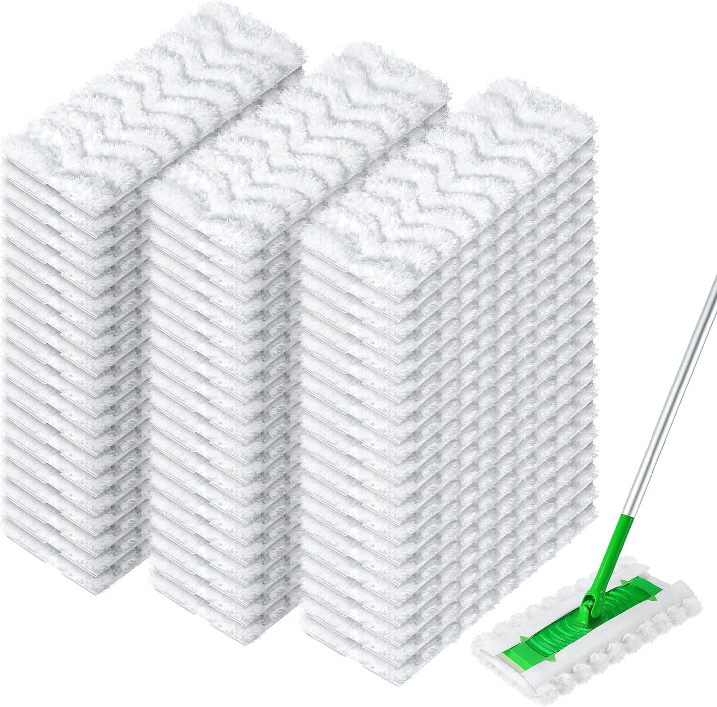 AIR U+ Dry Mop Pads for Swiffer Sweep and Mop, Heavy Duty Pet Dry Sweeper Refills, Sweeping Cloths for Cleaning Hardwood Floor Dust and Hair, Disposable, Unscented, 30 Count