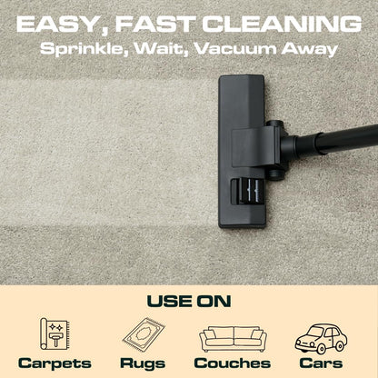 Ripclean Carpet Deodorizer & Freshener Cleaning Powder, Odor Eliminator for Strong Odors & Homes w/Pets, Safe around Kids & Pets, Use on Carpet, Rugs, Upholstery & More (16 Ounce, Lemon)