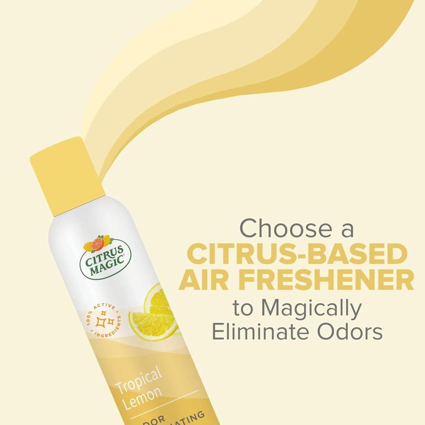Citrus Magic Odor Eliminator Air Freshener Spray for Home, Orange Blast, 3-Ounce, Pack of 3