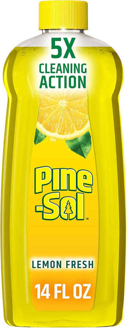 Pine-Sol Multi-Surface Cleaner, Lemon Fresh, 14 Fluid Ounces (Pack May vary)