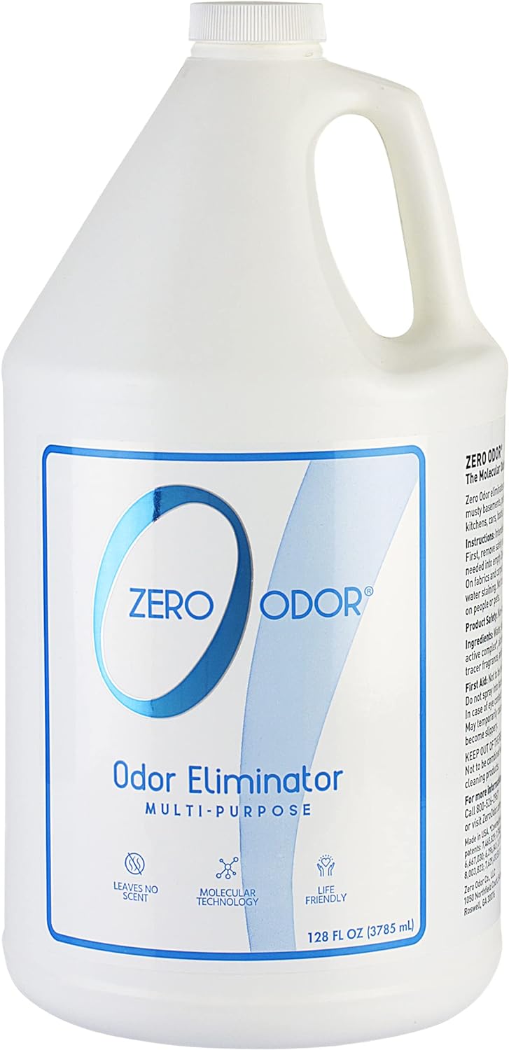 Zero Odor – Multi-Purpose Odor Eliminator - Air & Surface Odor – Patented Technology for Bathroom, Kitchen, Fabric, Closet- Smell Great Again, 16oz