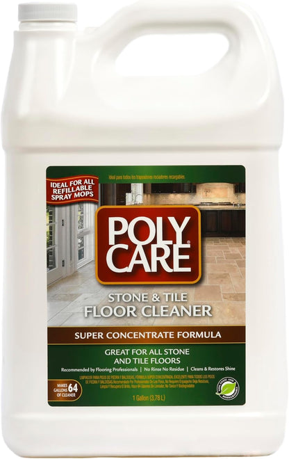Hardwood Floor Cleaner Super Concentrate - 128 Fl Oz - Fresh- Dilute Concentrate with Water for Spray Mops and Spray Bottles - Residue-Free Floor Cleaning Solution