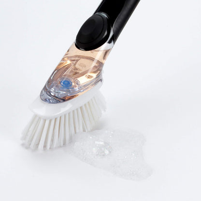 OXO Good Grips Soap Dispensing Dish Brush Refills, 2 Pack, White, Nylon Bristles