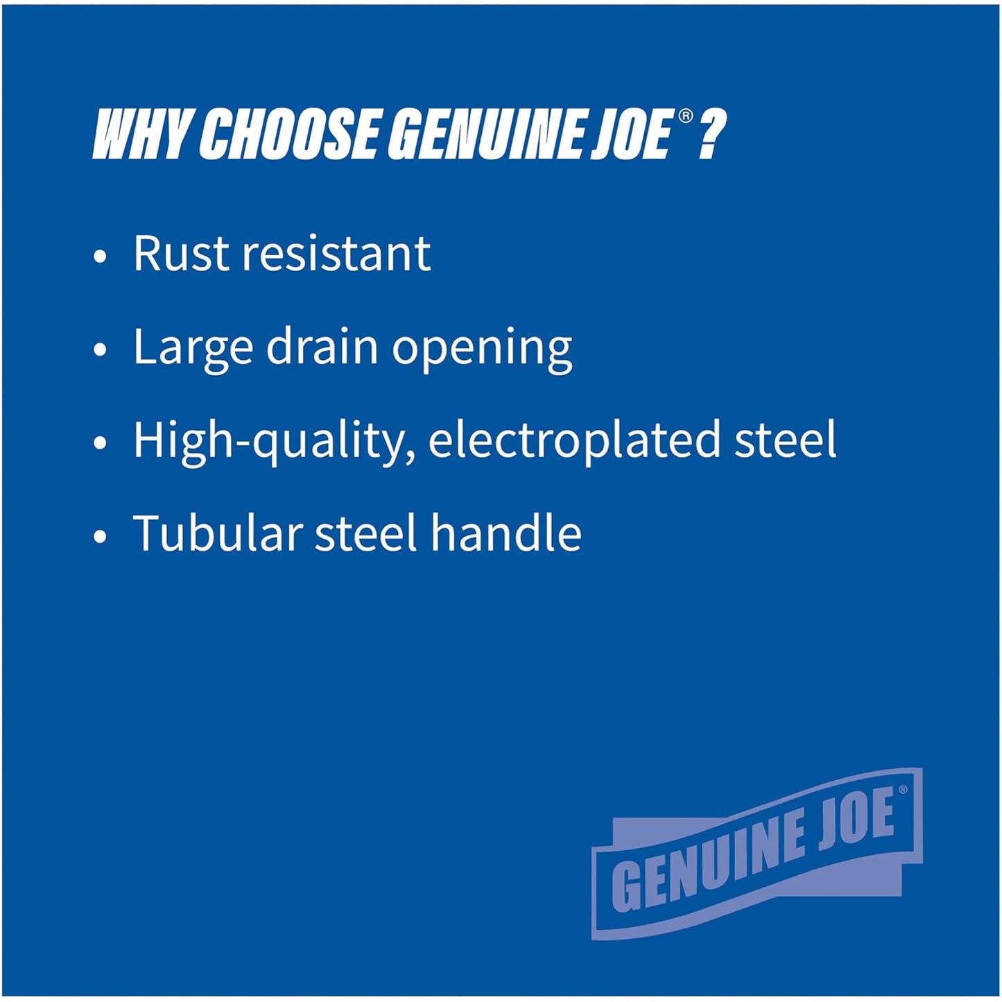 Genuine Joe - 85152 Metal Squeeze Wringer, Metallic