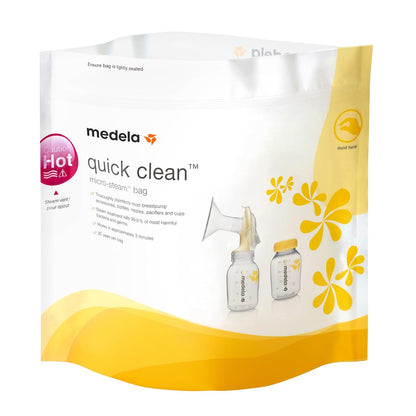 Medela Quick Clean Breast Pump and Accessory Sanitizer Spray Safe No Rinse Breastpump Sterilizer Eliminates 99.9 of Common Bacteria and Germs 8 Fluid Ounces, Clear