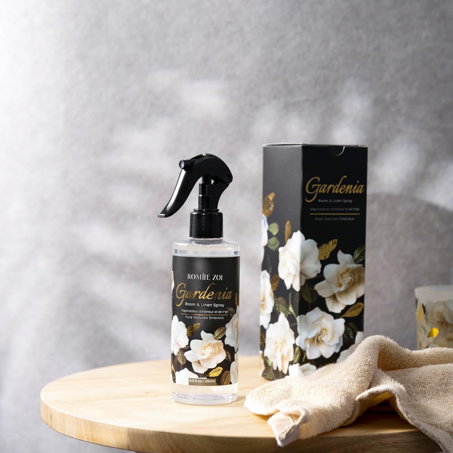 ROMIIE ZOI Room Spray Lemon, Air Freshener Spray Made with Natural Plant Extract, Scented Room Spray for Home Fragrance Fabric Spray Freshener 8.5 FL OZ