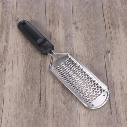 Housoutil Professional Grater, Foot File Foot Scrubber Pedicure, Callus Remover Stainless Steel Pedicure Rasp Feet Cheese Grater Heel Scraper Care for Scraper Corns Callous Removers Cracked Dead