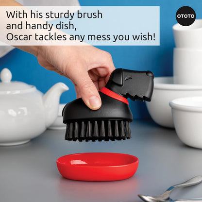 New! Beardy Gnome Dish Brush by Ototo - Dish Scrub Brush, Gnomes, Quirky Gifts, Dish Brush, Cute Kitchen Accessories, Funny Kitchen Gadgets, Vegetable Brush, Cute and Useful Gifts for Women