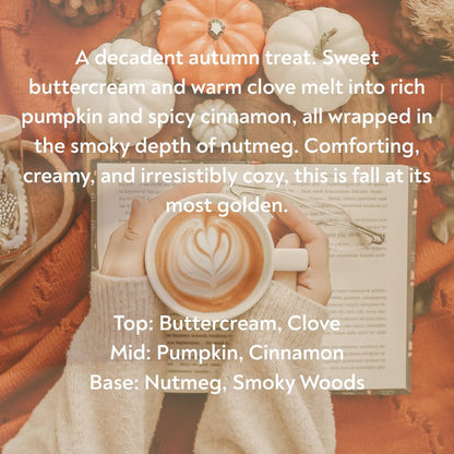 Golden Pumpkin Carpet Refresher and Deodorizer - 16oz Toasted Pumpkin Spice Odor Eliminator Powder - Pet Safe, Plant-Based & Non-Toxic - Fall Scented Home & Upholstery Freshener