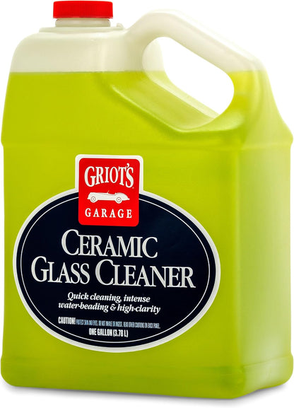 Griot's Garage Ceramic Glass Cleaner Spray for Car Windows, Windshields, Mirrors and Home Use, Cleans and Protects, Streak-Free, 10835, 22oz