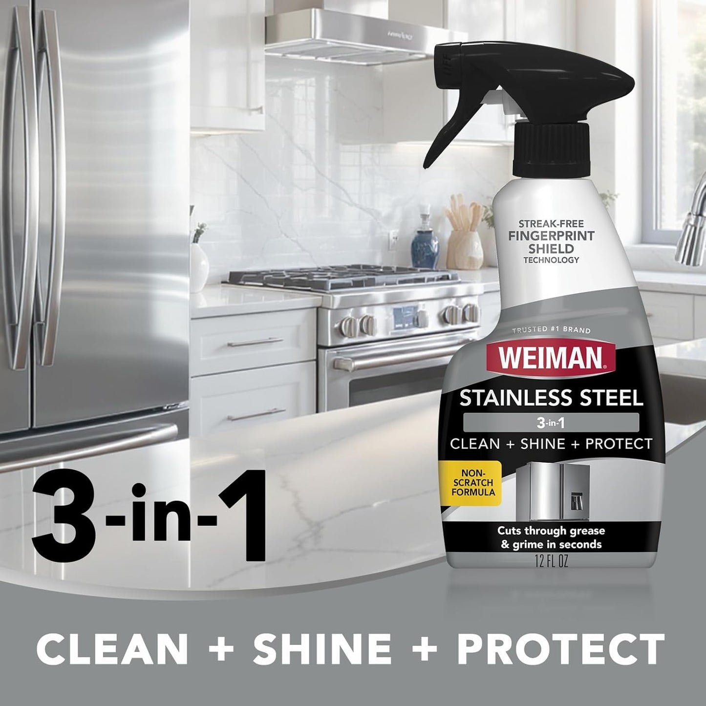 Weiman Stainless Steel & Granite Cleaner - 12 Ounce