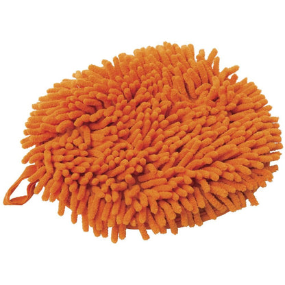 HUBERT Dusting Mitt Orange Chenille - 8"L x 9"W 3 Per Pack