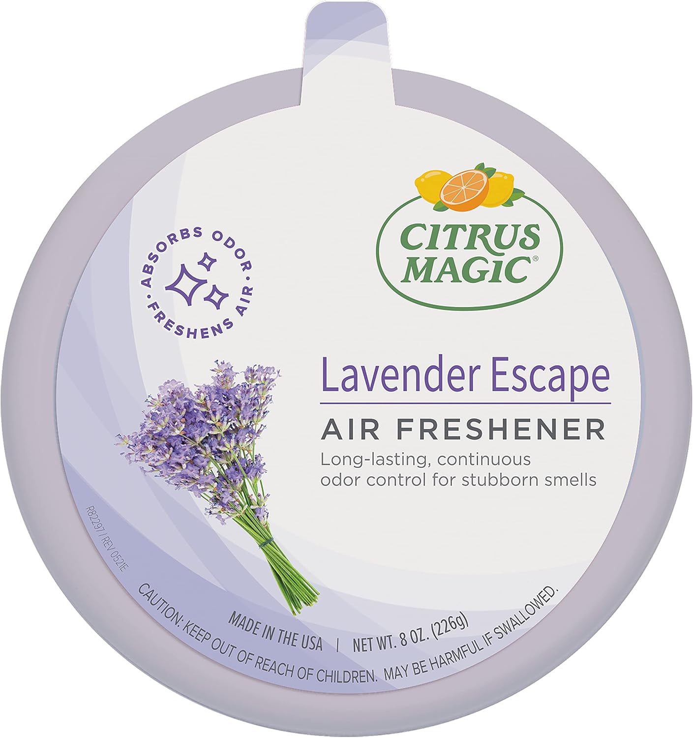 Citrus Magic Odor Absorbing Solid Air Freshener, Fresh Citrus, 8-Ounce, Pack of 1