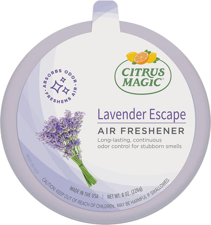 Citrus Magic Odor Absorbing Solid Air Freshener, Fresh Citrus, 8-Ounce, Pack of 1